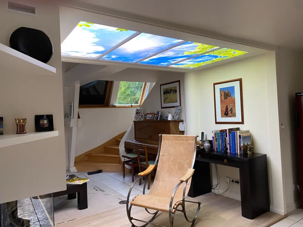 decors LED lumineux plafond format rectangle