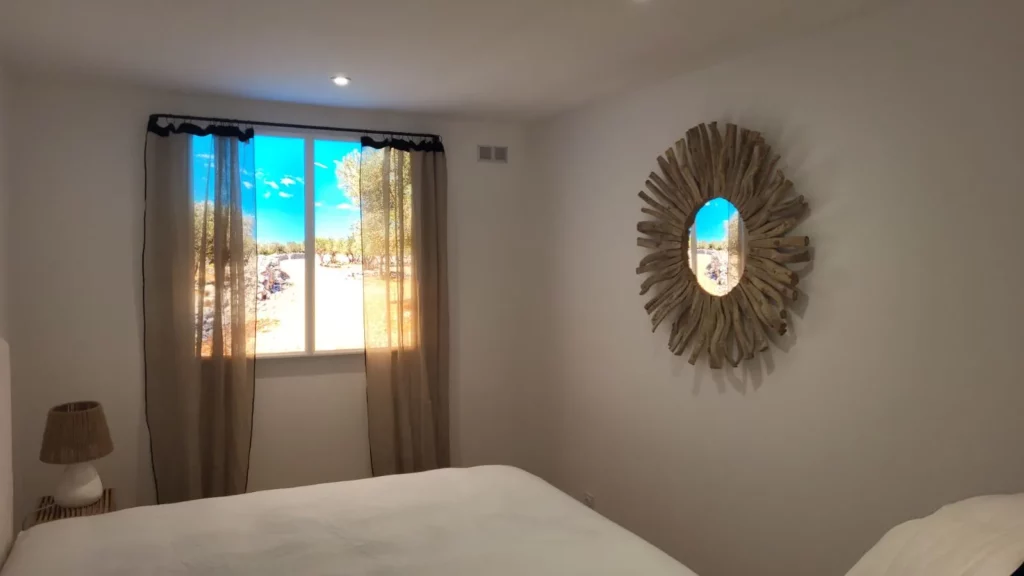 Comment améliorer un espace clos? Fenêtres lumineuses ou plafonds lumineux? 2 Fausse fenêtre lumineuse imprimée avec éclairage LED intégré pour pièce sans fenêtre